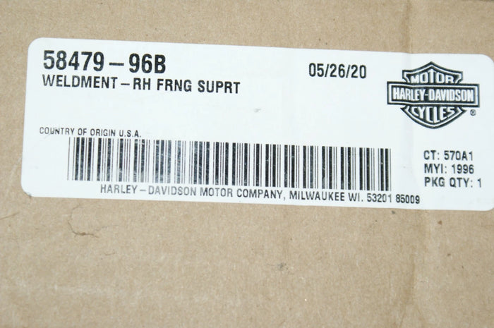 Genuine Harley Davidson right fairing mount 58479-96