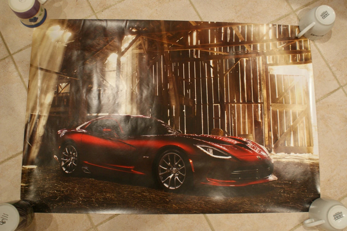 Dodge Viper Gen 5 VOI 12 2012 Charlotte national meet Poster ORIGINAL 24" x 36"