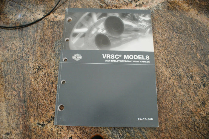 Genuine Harley Davidson Parts Catalog V-Rod models 2006 NICE! 99457-06