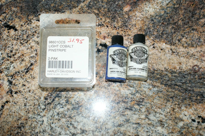 Genuine Harley Davidson touch up paint Light Cobalt w/clear 98601CCS