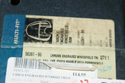NOS OEM Harley-Davidson Engraved windshield trim XL FX 58361-95