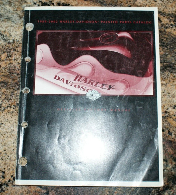 Genuine Harley Davidson Painted Parts catalog 1989-2002 99489-02