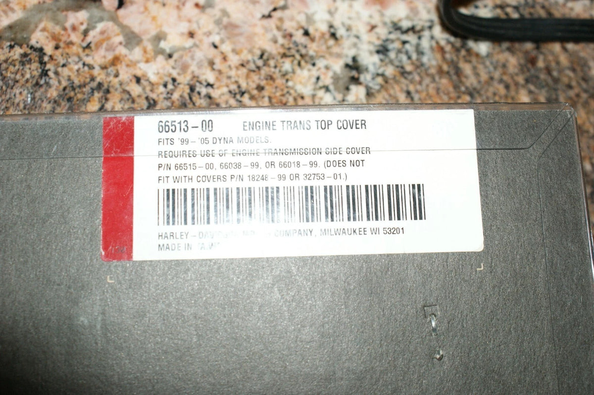 NOS Harley Davidson Engine Trans Top Cover 66513-00