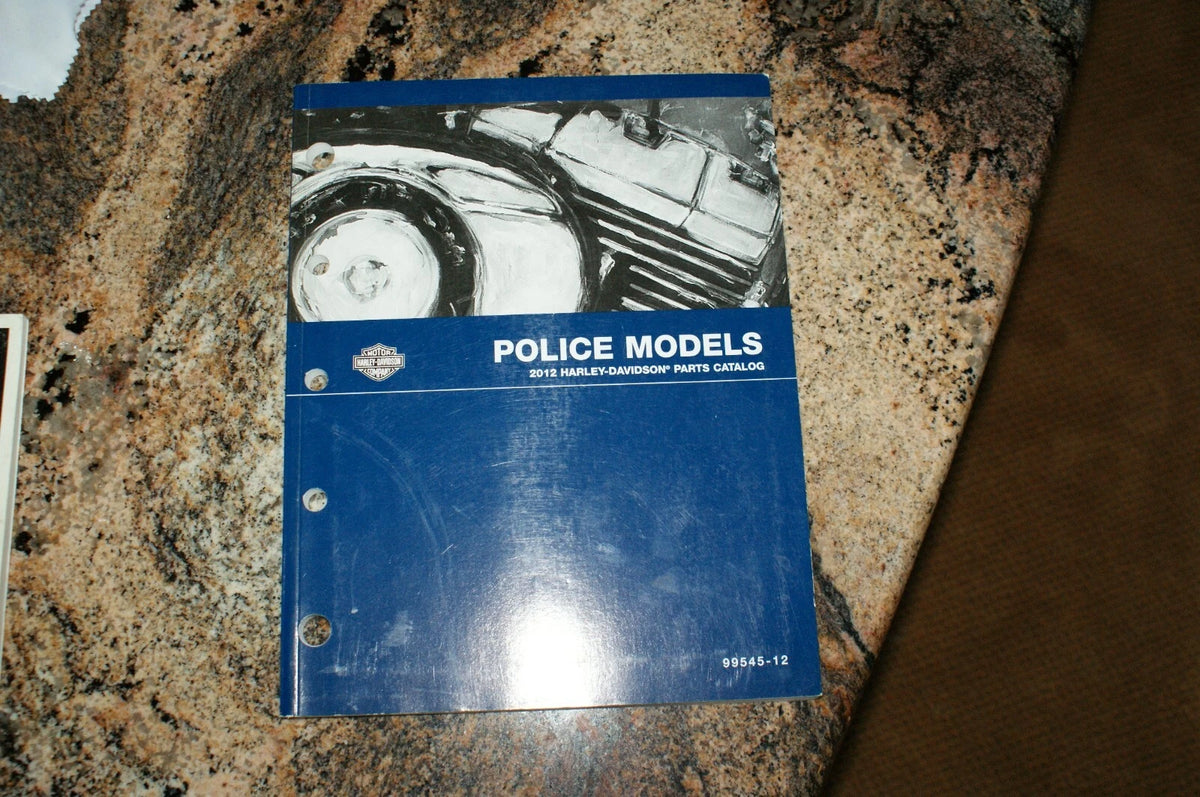 2012 HARLEY-DAVIDSON Police models Factory Parts Catalog 99545-12