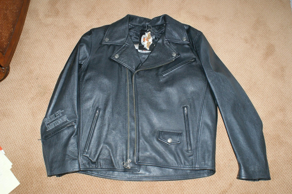 Brand New Harley Davidson Rockhound Mens leather jacket 97037-08 SIZE : LARGE
