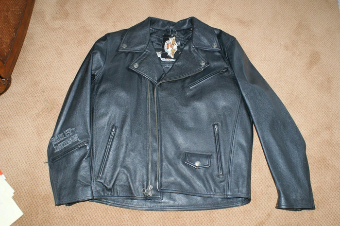 Brand New Harley Davidson Rockhound Mens leather jacket 97037-08 SIZE : LARGE