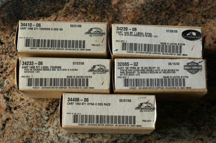 NOS Genuine Harley Davidson LOT of 5 items