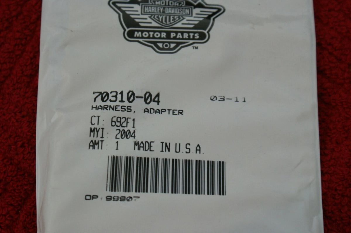Genuine OEM Harley Davidson Harness, Adapter 70310-04