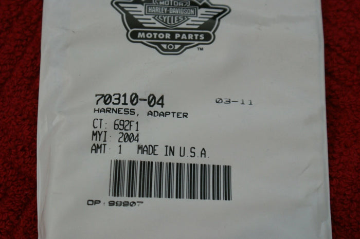 Genuine OEM Harley Davidson Harness, Adapter 70310-04