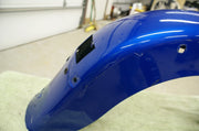 Harley Davidson Touring Rear Fender pacific Blue Straight scratches nicks
