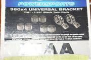 PIAA 360x4 universal lamp brackets 7/8" - 1-1/4" black