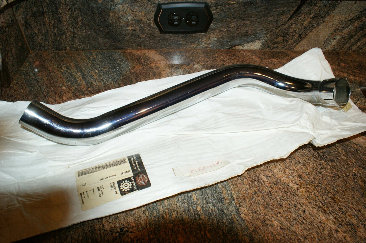 NOS HARLEY DAVIDSON OEM exhaust pipe left Shovelhead 65627-83
