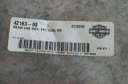 NOS Harley Davidson Front Dual Brake line 42163-08 - used for display only
