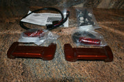 NEW Harley Davidson Saddle Bag Lid Spoiler light Kit Burnt Amber 58606-10DEC