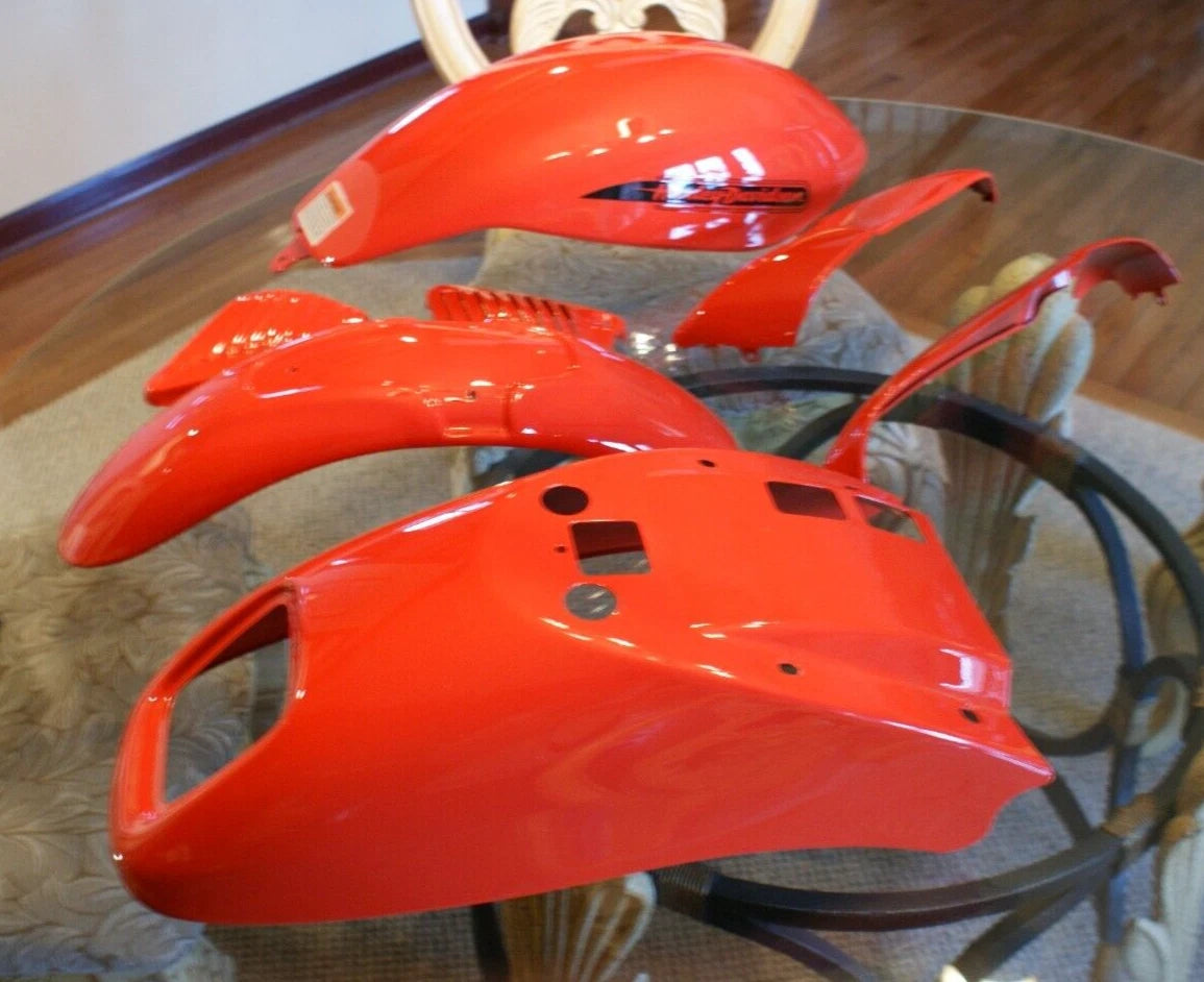 NOS Genuine Harley Davidson V-Rod Racing Orange 7 piece paint set 95700-04BNB