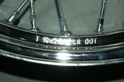 New Genuine Harley Davidson 19 x 2.50 spoked front wheel 43312-08
