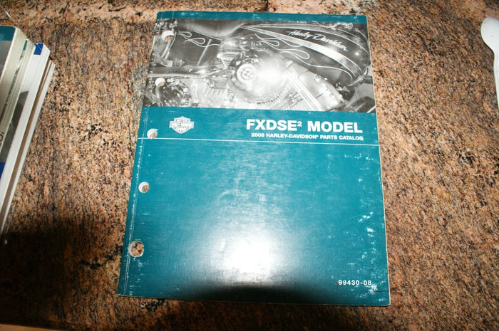 Genuine Harley Davidson 2008 FXDSE2 model Parts Manual 99430-08
