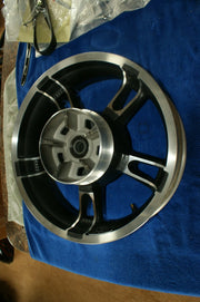 Harley Davidson 16" X 5" Enforcer rear wheel Black contrast cut 40900033 NICE!