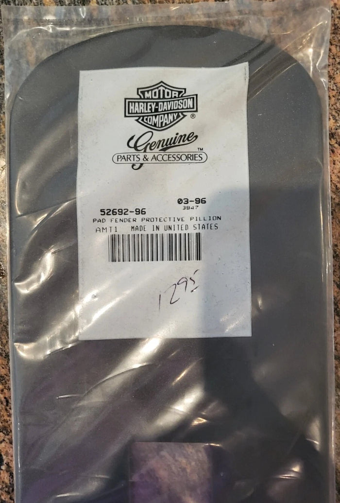 NOS Genuine Harley Davidson Pad Fender Protective Pillion - 52692-96