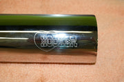 10" Chrome slash cut exhaust tip 2-3/4" inlet b Hooker headers Vintage used NICE