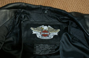 Brand New Harley Davidson Mens Blazin Bones Leather Jacket SIZE M 97042-05