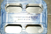 NOS Chicago Motorcycle Supply Blue Kicker pedal 4 Harley / Indian motorcycles