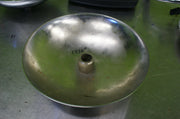 8" chrome Hubcap for Harley Davidson Motorcycle Model unknown! used NICE