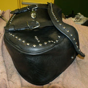 2005 Harley Softail Heritage LEATHER STUDDED Left Saddlebag 90476-00 used NICE!!