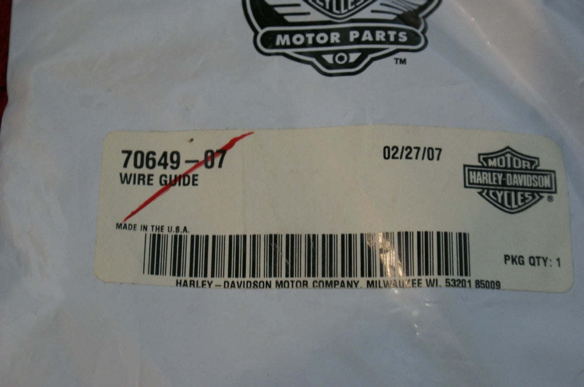 Genuine OEM Harley Davidson Wire Guide 70649-07 NOS