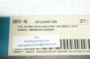 NOS Harley-Davidson Sportster air cleaner Trim 8" EVO round air cleaner