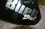 Harley Davidson Buell Blast fuel gas tank cover Black used P1109.TMW
