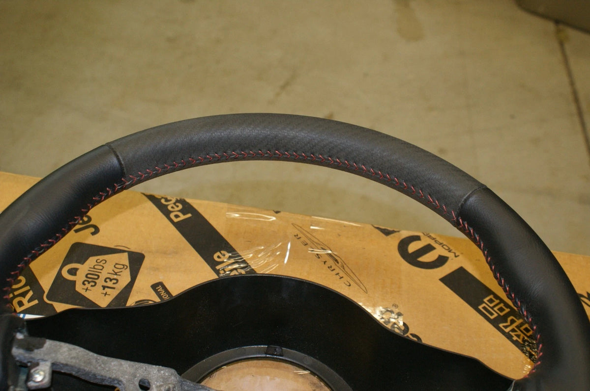 2010 Dodge Viper Final Edition Steering wheel 1 of 50 cars - Red Stitching