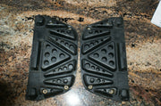 Genuine Harley Davidson Chrome / Rubber Passenger Floorboards RETURNED 50177-95