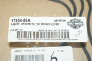 OEM Genuine Harley Davidson spacer to top rocker box gasket 17354-86A