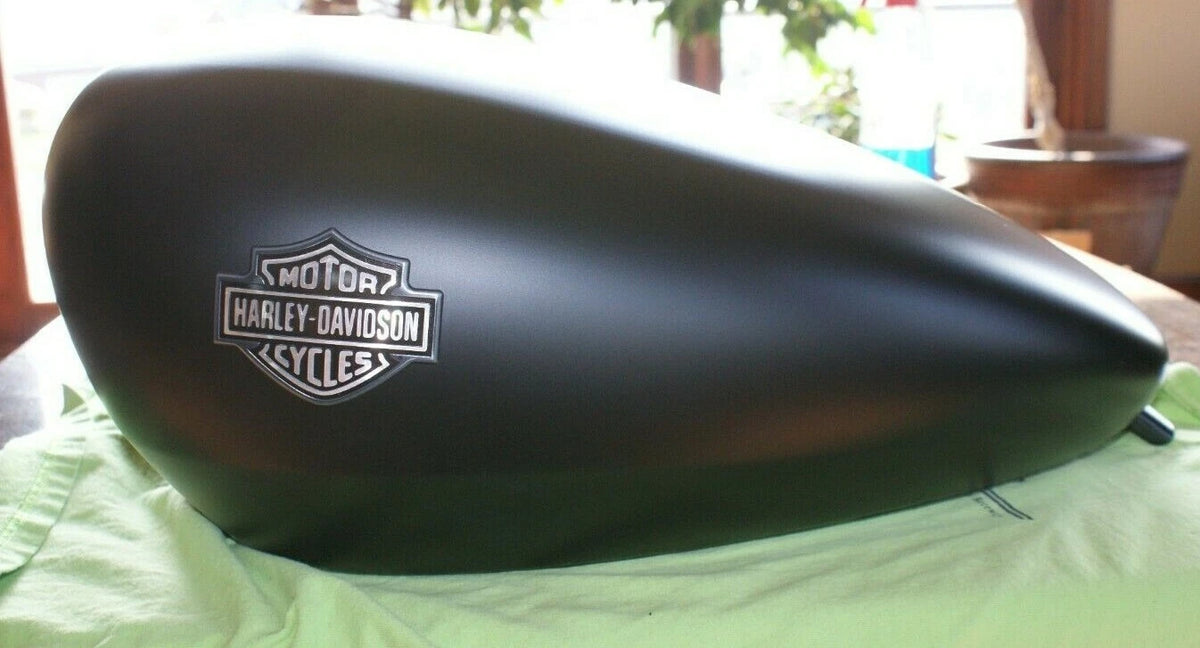 Harley Davidson Revolution Street Black Denim Fuel Gas tank 61000206BYM NICE!!