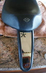 Genuine HARLEY 84-99 SOFTAIL DIAMONDBACK SOLO SEAT W CHROME TAIL 52629-95