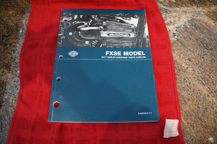 Genuine OEM Harley Davidson 2017 FXSE Parts catalog 94000411