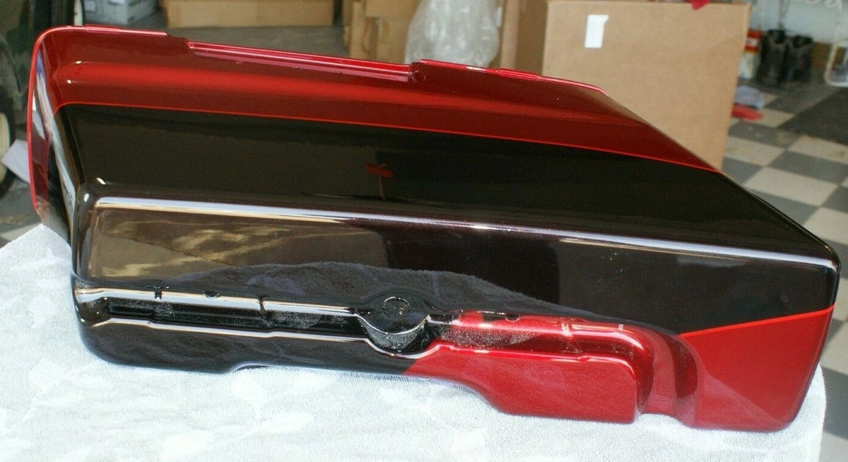 2012 HARLEY-DAVIDSON FLHTK Left saddlebag bottom Ember red / merlot BEAUTIFUL!
