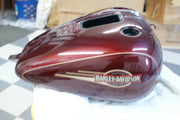 NOS Harley Davidson Fuel Tank Crimson Red with red / gold pinstripes 62207-08CPX