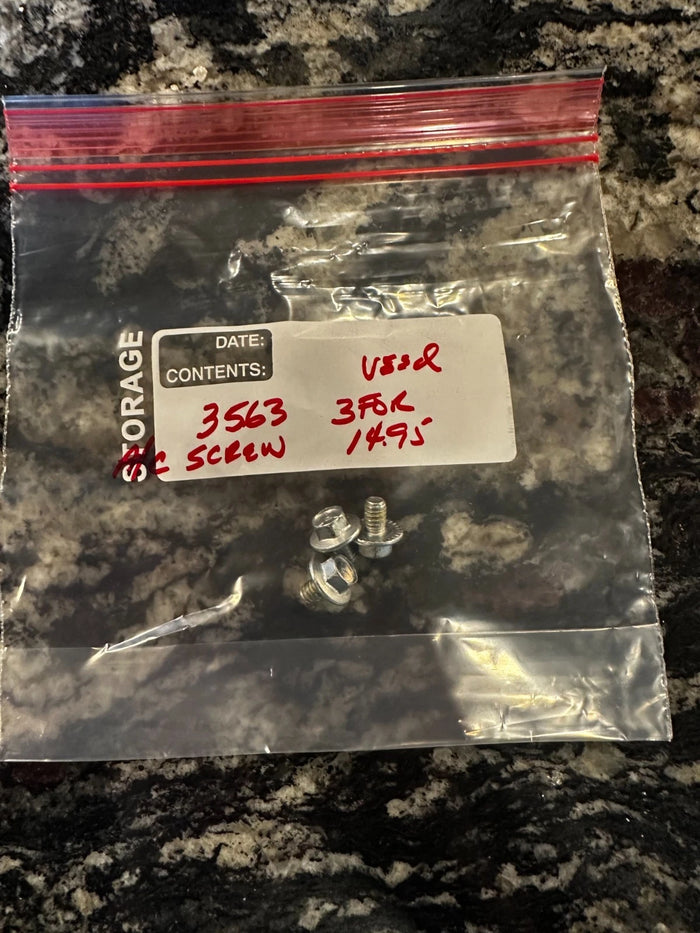 Lot Of 3 NOS Harley Davidson Flange Screws 3563
