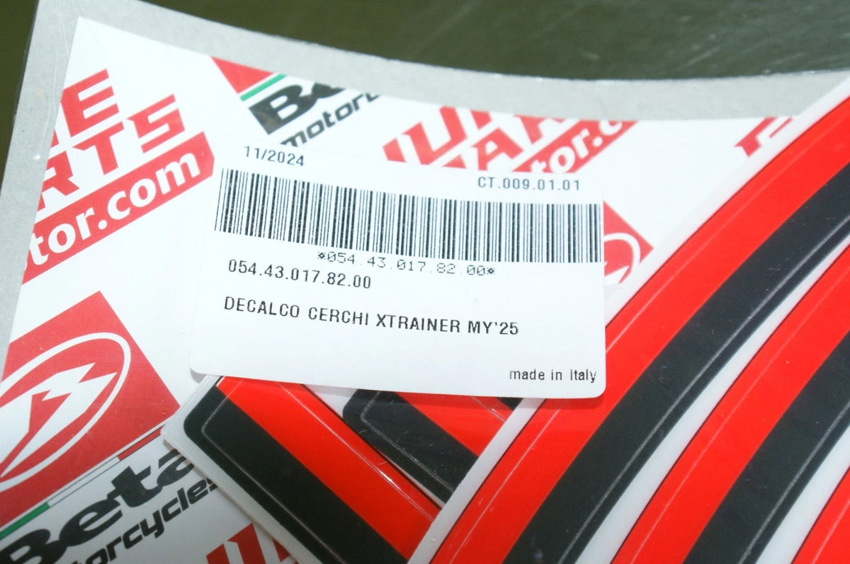 2025 Beta Xtrainer wheel decals Beta Rim Stickers 300 X Trainer 054.43.017.82.00