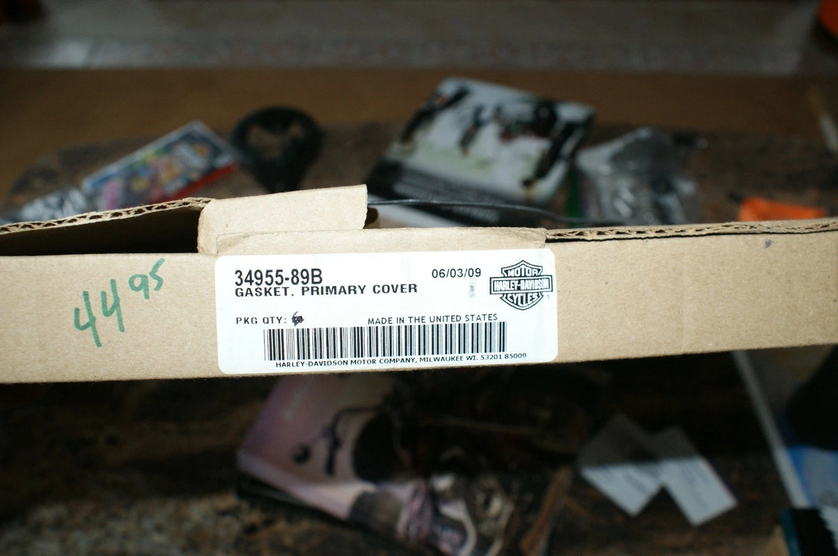 Genuine Harley Davidson Primary Gasket 34955-89B Metal sandwiched w/ paper
