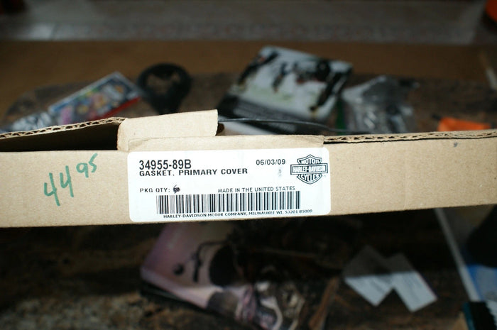 Genuine Harley Davidson Primary Gasket 34955-89B Metal sandwiched w/ paper