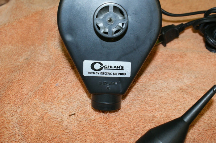 Coghlan's Electric Air Pump - 110/120 V, Tested, Complete, Black