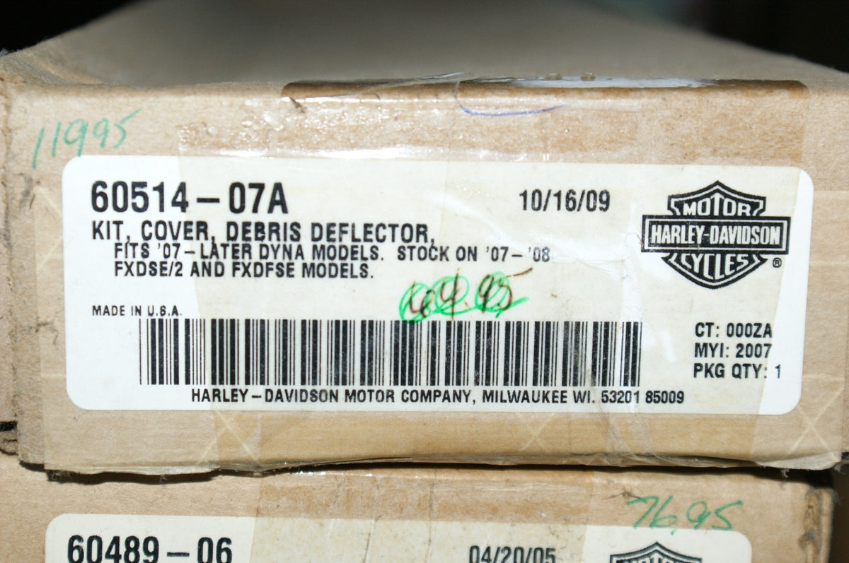 NOS Genuine Harley Davidson Chrome Debris Deflector cover USED FOR DISPLAY ONLY 60514-07A