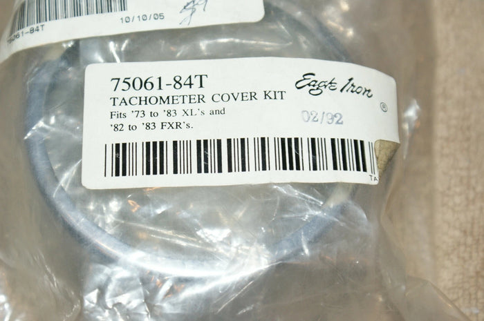 Genuine OEM Harley Davidson Tachometer Chrome cover kit 75061-84T