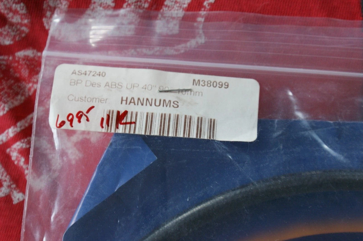 Magnum Black Pearl ABS Upper 40" 10mm brake hose AS47240 for Harley Davidson