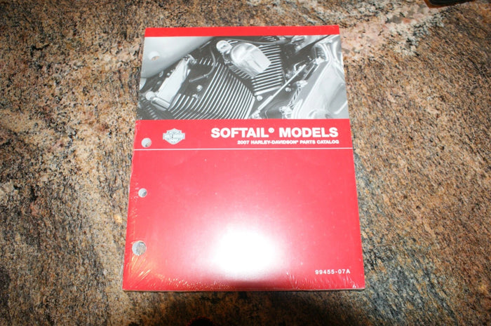 -Genuine Harley Davidson 2007 Softail models parts catalog 99455-07A