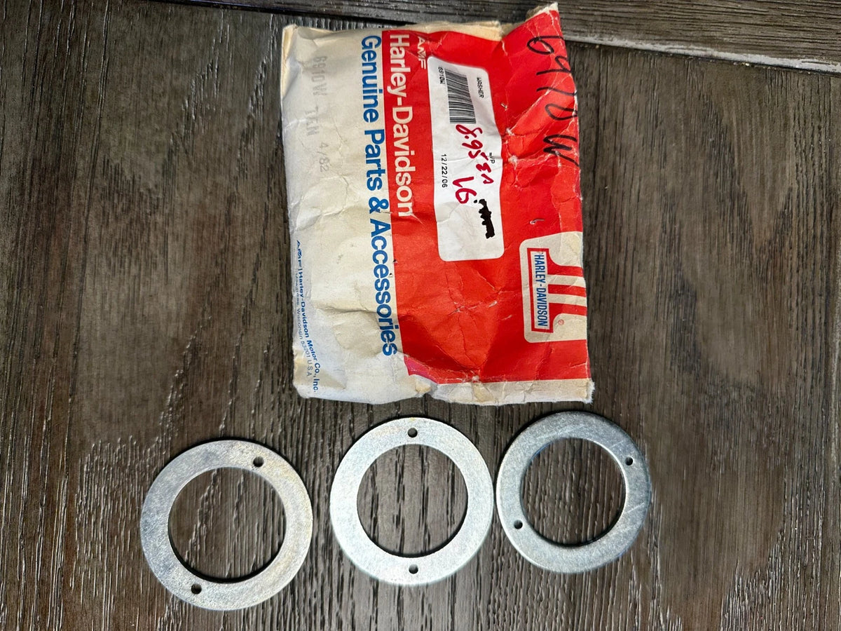 3 NOS Harley Davidson Washers 6910W