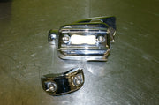 Chrome Switch Housing / master cylinder cover kit Harley Davidson Touring